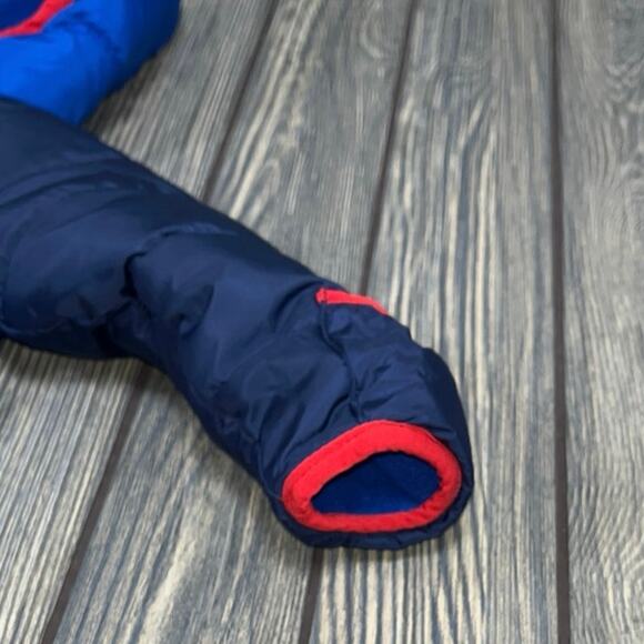 NIke Cire Puffer Infant Baby Insulated Snowsuit Winter Blue Sz 3 Mo F422-U89 - Picture 5 of 7